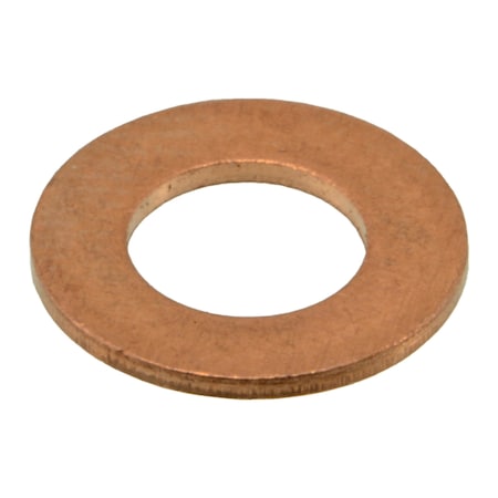 Midwest Fastener Sealing Washer, Fits Bolt Size M6 Copper, Copper Finish, 20 PK 34662